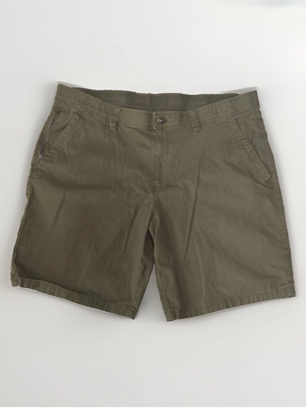 Weatherproof Vintage Men's Shorts Olive Green Size 40